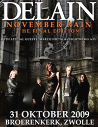 Delain November Rain show with Floor Jansen